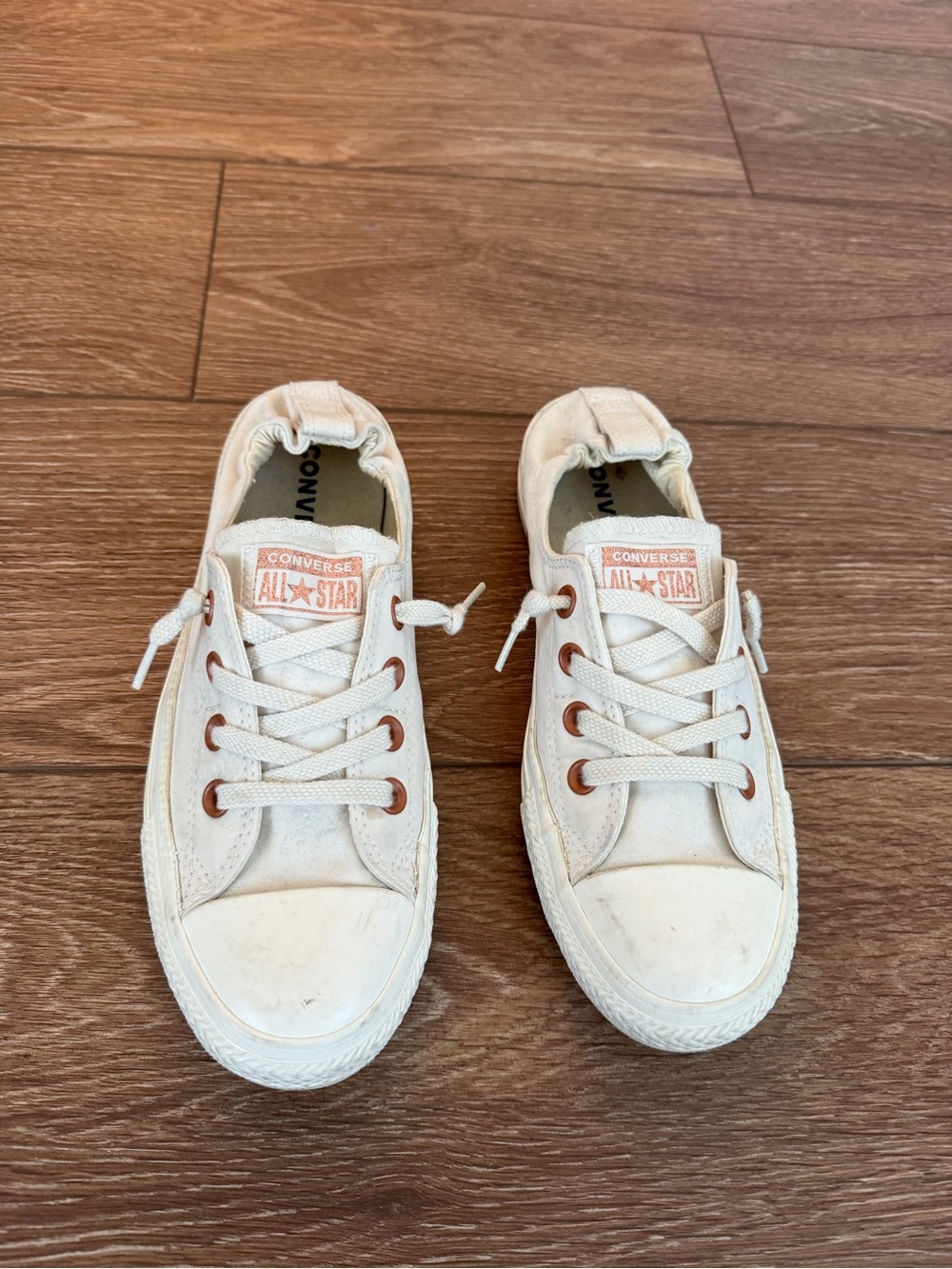 Converse Kids Cream Low-Top All Star Sneakers